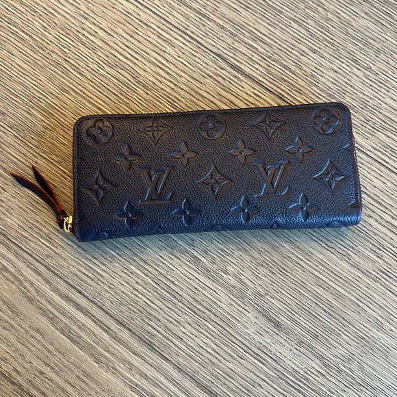 Louis Vuitton Clémence Wallet - Navy/Red - Picture 3 of 13